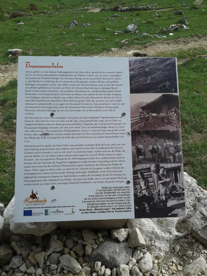 Hotel Gaestehaus Saegemuehle Rußbach am Paß Gschütt Zewnętrze zdjęcie